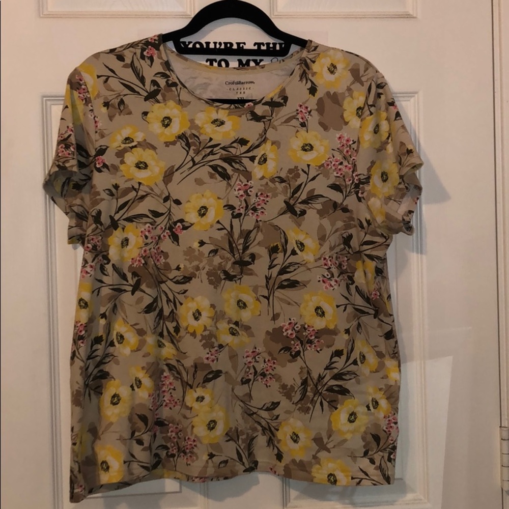 Croft&Barrow Floral Tee